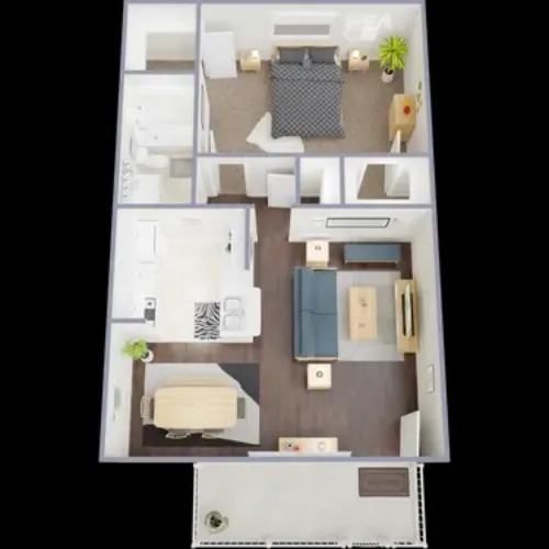 Lakeside on Spring Valley Richardson FloorPlan 1