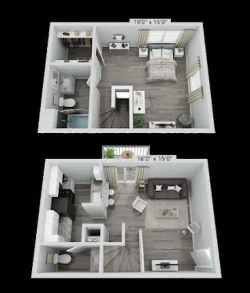 Landen Apartment Homes Irving FloorPlan 2