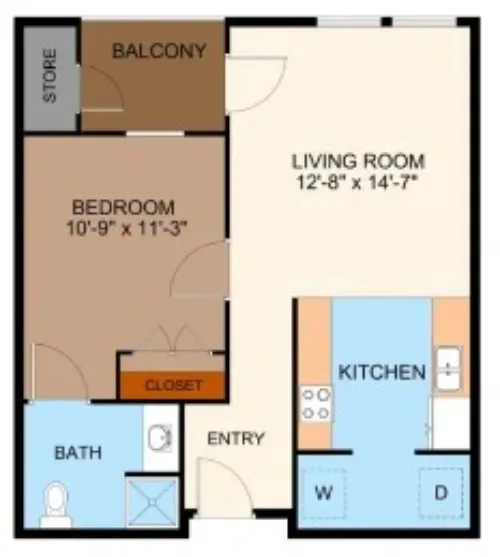 Landings of Carrier Parkway Grand Prairie FloorPlan 3