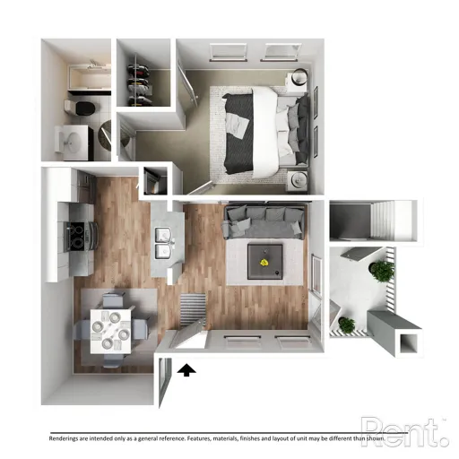 Larkin Apartment Homes McKinney Floorplan 3