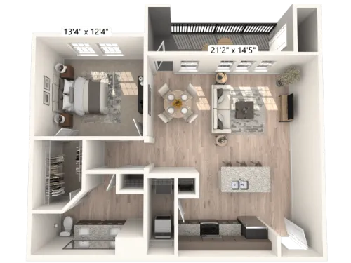 Luxia Grand Prairie FloorPlan 4