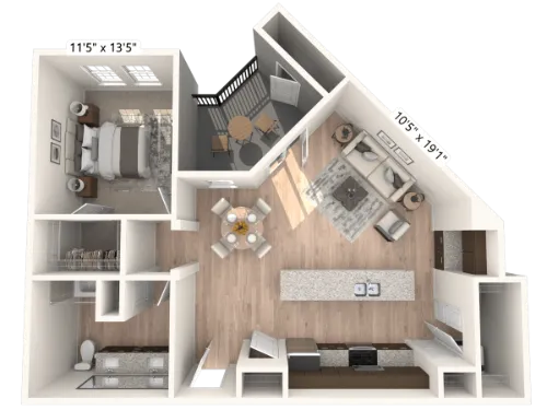 Luxia Grand Prairie FloorPlan 5