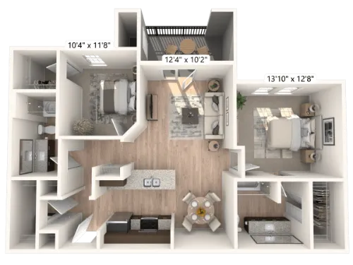 Luxia Grand Prairie FloorPlan 6