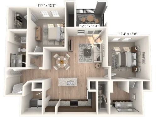Luxia Grand Prairie FloorPlan 7
