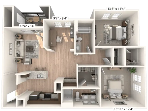Luxia Grand Prairie FloorPlan 8