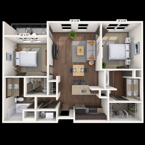 MAA Eastside Richardson FloorPlan 4