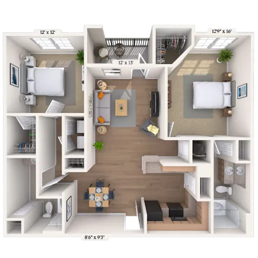 MAA Fairview Floorplan 4