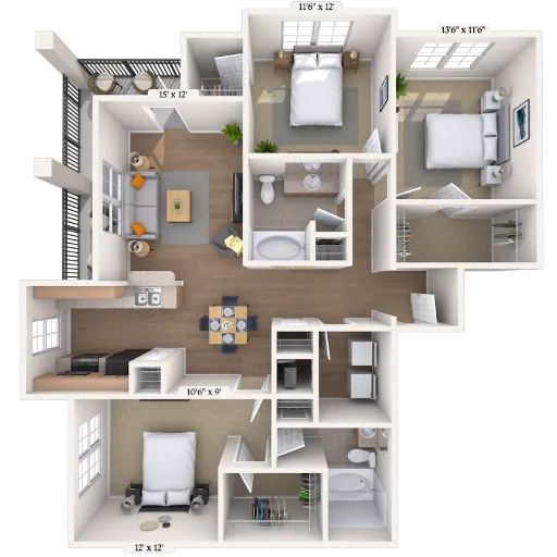 MAA Fairview Floorplan 6