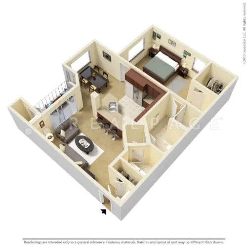 Madison at Melrose floor plan 1