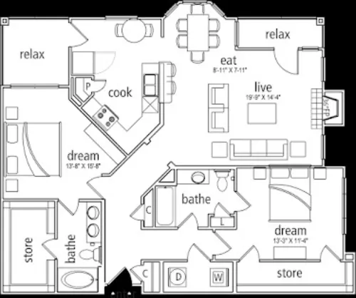 Mansions at Sunset Ridge Carrollton FloorPlan 14