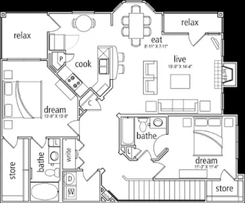 Mansions at Sunset Ridge Carrollton FloorPlan 15