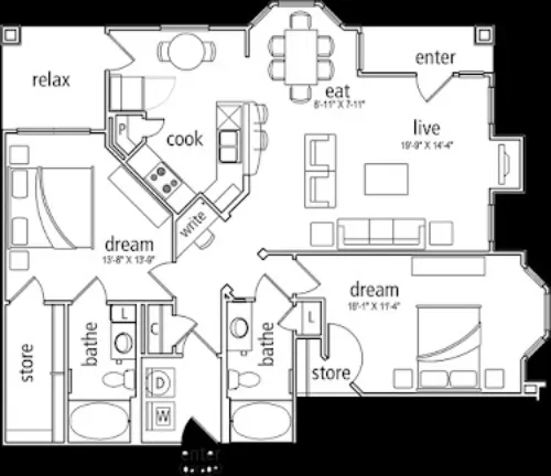 Mansions at Sunset Ridge Carrollton FloorPlan 17