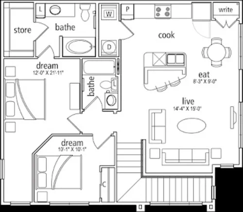 Mansions at Sunset Ridge Carrollton FloorPlan 22