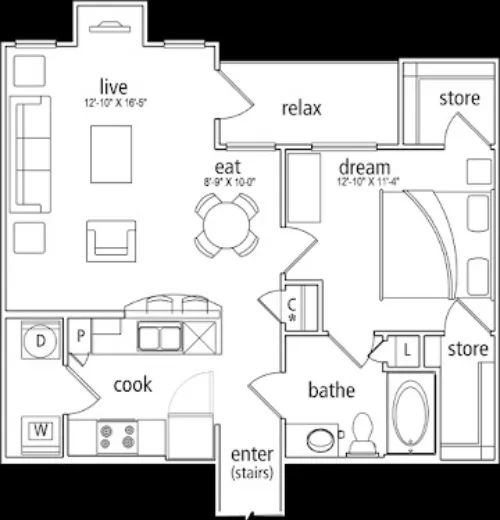 Mansions at Sunset Ridge Carrollton FloorPlan 5