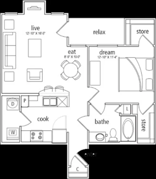 Mansions at Sunset Ridge Carrollton FloorPlan 6