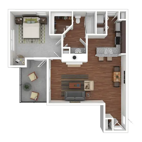 Marquis at Silver Oaks Grapevine Floorplan 1