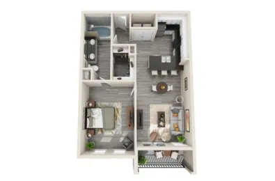 McKinney Square Apartments Floorplan 4