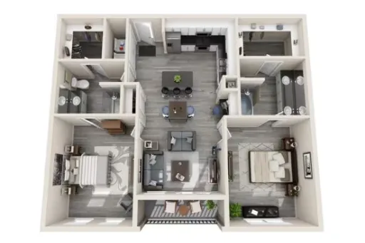 McKinney Square Apartments Floorplan 7