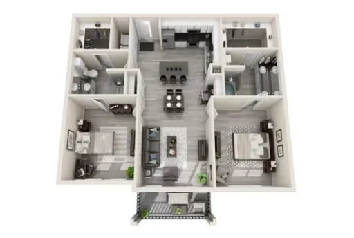 McKinney Square Apartments Floorplan 9