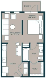 McKinney Village Apartments Floorplan 2
