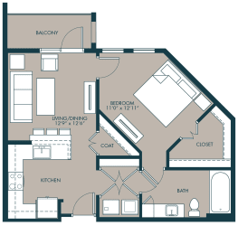 McKinney Village Apartments Floorplan 4