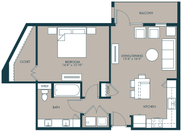 McKinney Village Apartments Floorplan 8