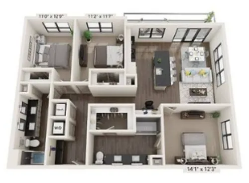 Merit Lewisville FloorPlan 12