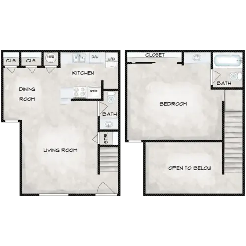 Montego Bay Apartments Irving Floorplan 4