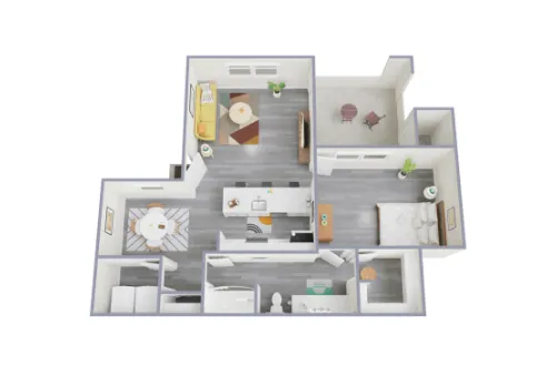 NeuRock of Westchester Grand Prairie FloorPlan 2