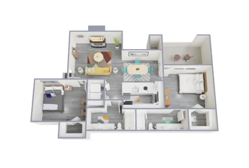 NeuRock of Westchester Grand Prairie FloorPlan 4
