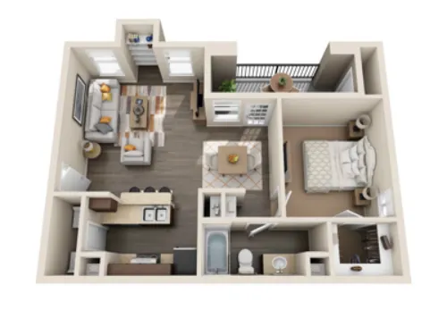 Neurock of Destino Grand Prairie FloorPlan 1