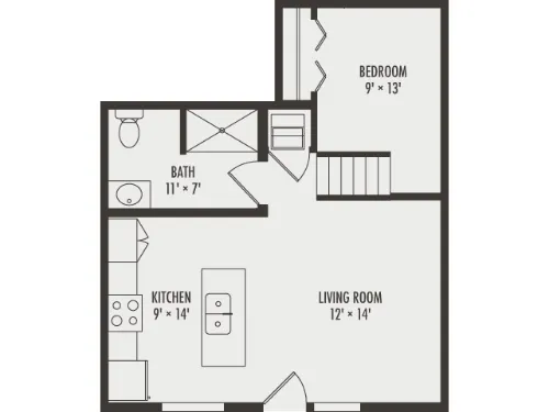Northside Apartments Richardson FloorPlan 2