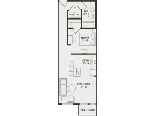Northside Apartments Richardson FloorPlan 3