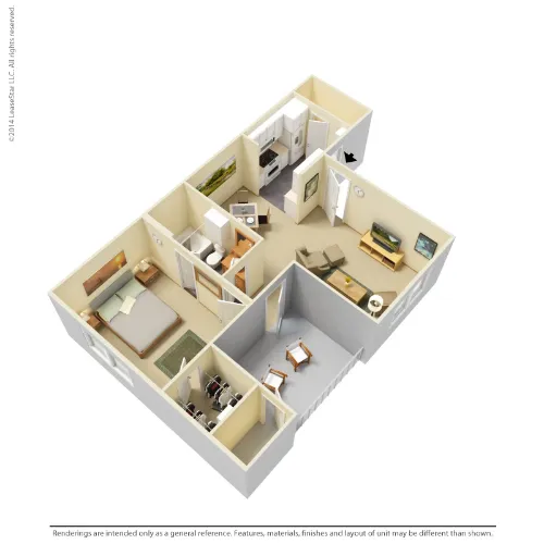 Oaks Riverchase Coppell Floorplan 1