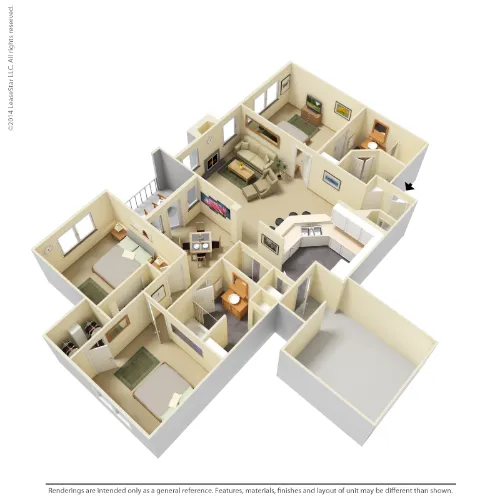 Oaks Riverchase Coppell Floorplan 9