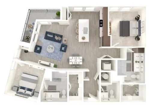 Ovation at Galatyn Park Richardson floor plan 13