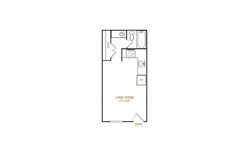 Palmilla Apartments floor plan 1