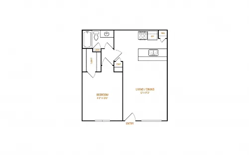Palmilla Apartments floor plan 2