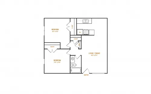 Palmilla Apartments floor plan 4