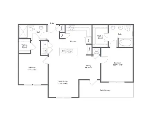 Park Central at Flower Mound FloorPlan 7
