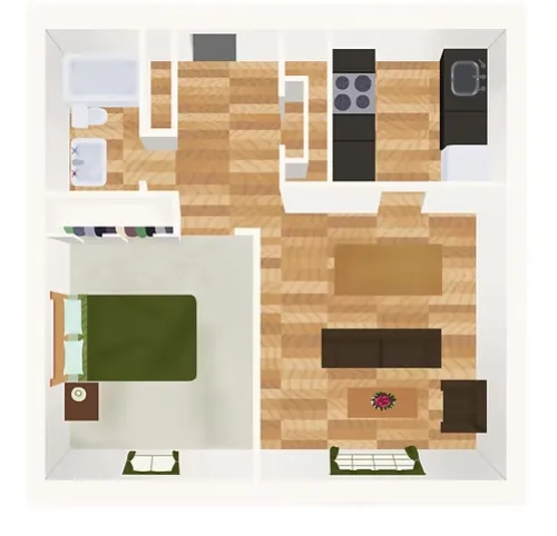 Park Manor Apartments Irving FloorPlan 2
