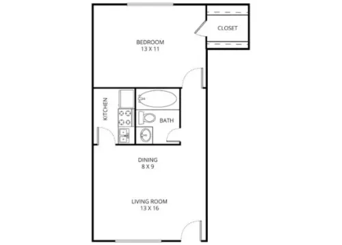 Parkwood Apartments Irving FloorPlan 2