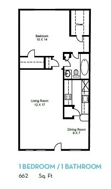 Pasadena Apartments Farmers Branch Floor Plan 2