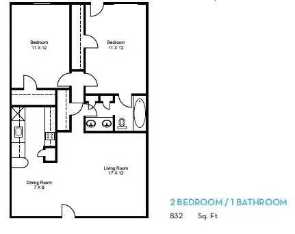 Pasadena Apartments Farmers Branch Floor Plan 3