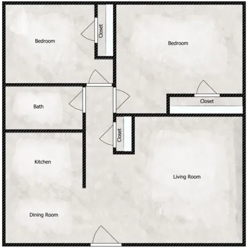 Pebblebrook Apartments Irving Floorplan 4
