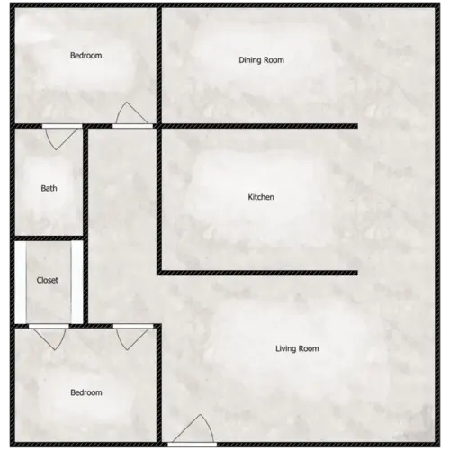 Pebblebrook Apartments Irving Floorplan 6