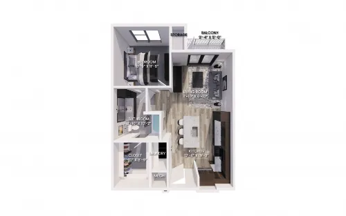 Prairie Modern Grand Prairie FloorpLan 1