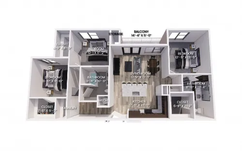 Prairie Modern Grand Prairie FloorpLan 11