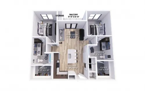 Prairie Modern Grand Prairie FloorpLan 7