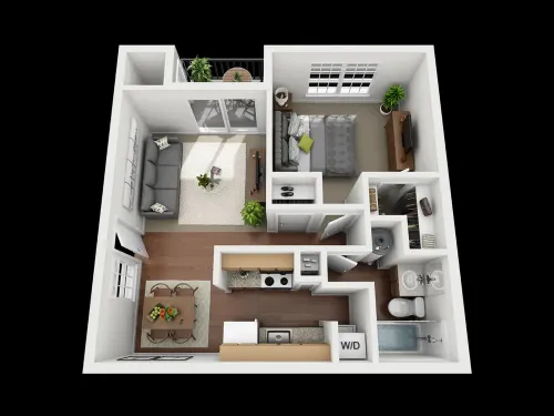 Quail Crossing Apartments Grand Prairie FloorPlan 2